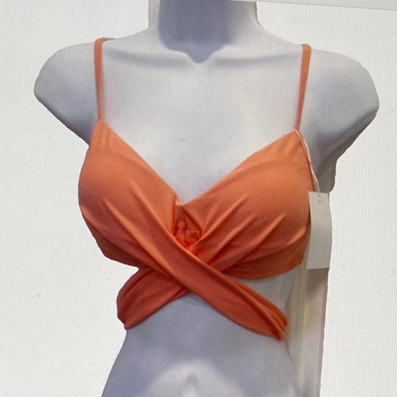 CUPSHIE FASHION COLLECTION BIKINI TOP LIGHT PEACH SMALL NWT - Picture 5 of 8